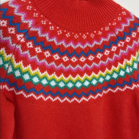 BODEN CASHMERE FAIR ISLE SWEATER US 4 - Picture 2 of 7
